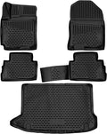 Fits 2018-2023 Hyundai Kona Floor Mats Front & 2nd Row Seat Liner and Cargo by R5+AUTOMOTIVE