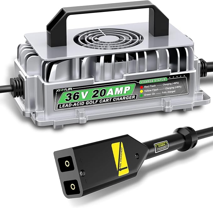36 Volt 20 AMP Golf Cart Battery Charger by XnvuaLithiumBatteryCharger