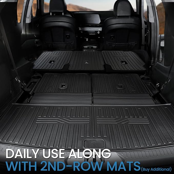 Floor Mats for 2020-2024 2025 Ford Explorer 7 Seats Bench Seat Car Mat - Image 7