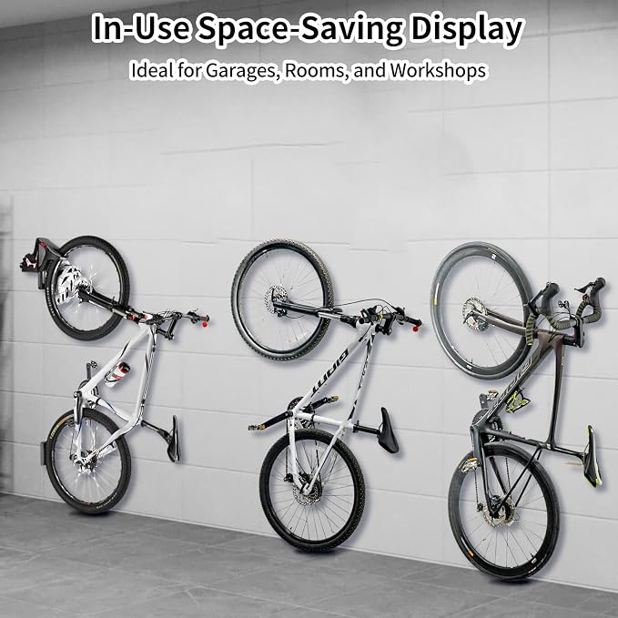 Road Bike Handlebar Wall Mount, Space-Saving & Easy Installation, Sturdy Garage - Image 6