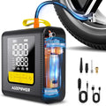 Auxpower H4 Tire Inflator Portable Air Compressor, 150PSI Fast Inflation Air by Auxpower