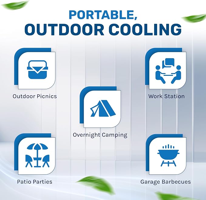 Hessaire MC61M 5, 300 CFM 3-Speed Portable Evaporative Cooler - Image 9