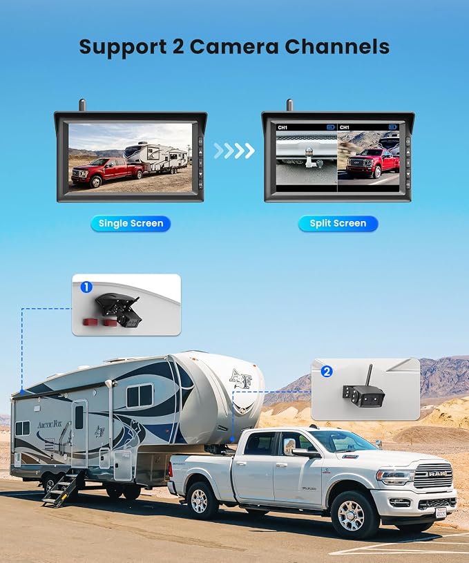 AUTO-VOX 7" HD Wireless Backup Camera - Image 6