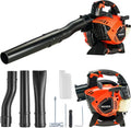 28CC Gas Leaf Blower 450-CFM 160-MPH, 2-Cycle Handheld Leaf Blower by Novorik