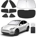 TINGLU Window Shades for Tesla Model Y 2020-2024 Accessories Car Side Full by TINGLU