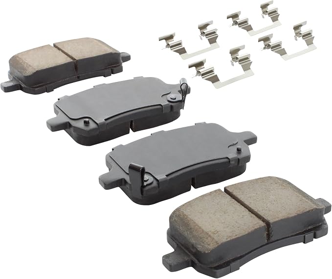Premium Semi-Metallic Front Brake Pads Compatible - Image 2