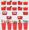 Yookeer 20 Pcs Pegboard Bins and Cups by Yookeer