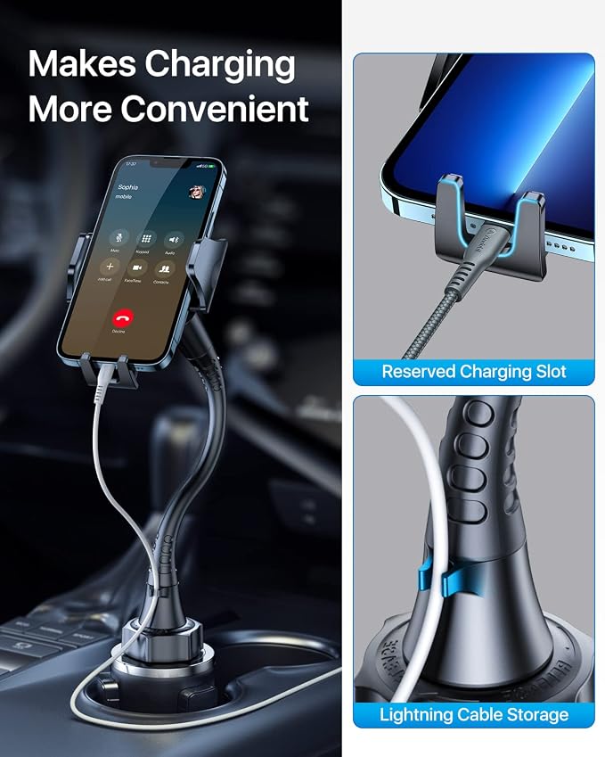 Danmus® Upgraded Car Cup Holder Phone Mount - Image 5
