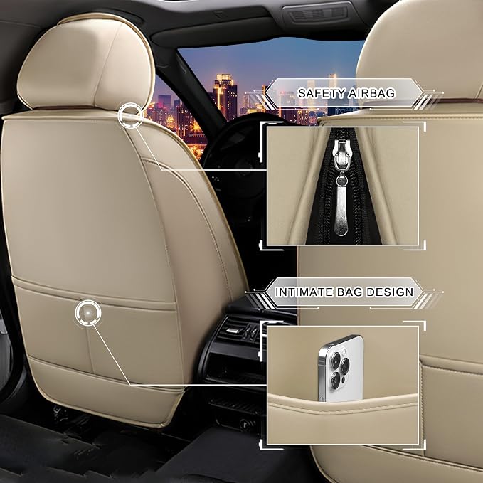 Car Seat Covers for Chrysler Pacifica 2004-2025, Stylish Sport Seat Cover - Image 5