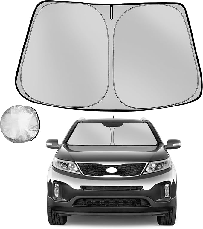 Windshield Sun Shade for 2011-2015 Kia Sorento Foldable Sun Sunshade for Car by Fonowka