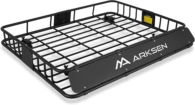 ARKSEN 43 x 50 x 6 Inch Universal Extra Wide 150LB Heavy Duty Roof Rack Cargo by ARKSEN