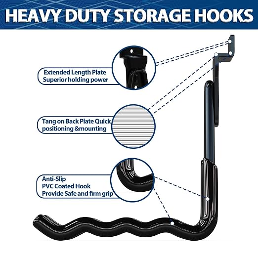 3-H Slatwall Accessories 20 Pack, Single and Double Slatwall Hooks & Hangers - Image 5