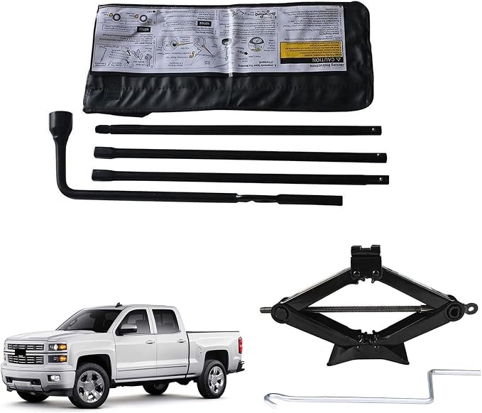 for Chevy Silverado 1500 /GMC Sierra 1500 Spare Tire Iron Tools Wrench Kit by Unknown