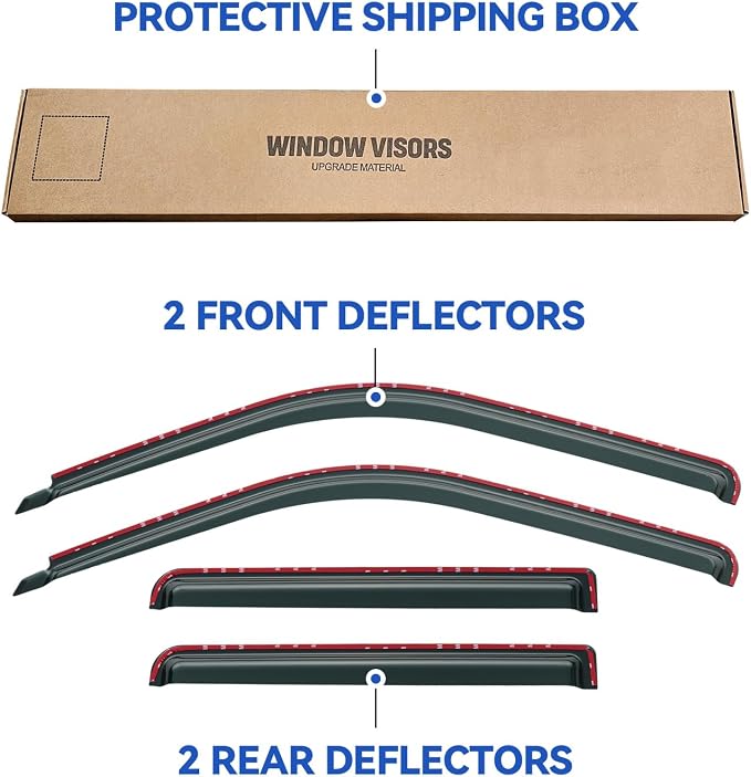 in-Channel Window Visors Rain Guards Shield - Image 5