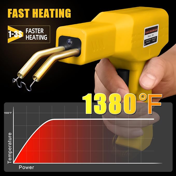 ATOLS Plastic Welder, Plastic Welding Kit, Hot Stapler Kit, Plastic Welder Gun - Image 4