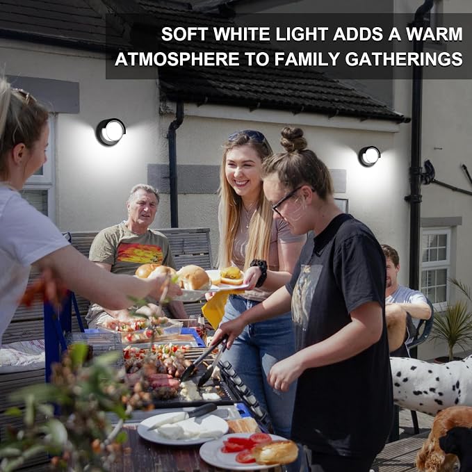 Porch Light Outdoor, 6000K Daylight Small Waterproof Anti Rust LED Wall Lights - Image 8
