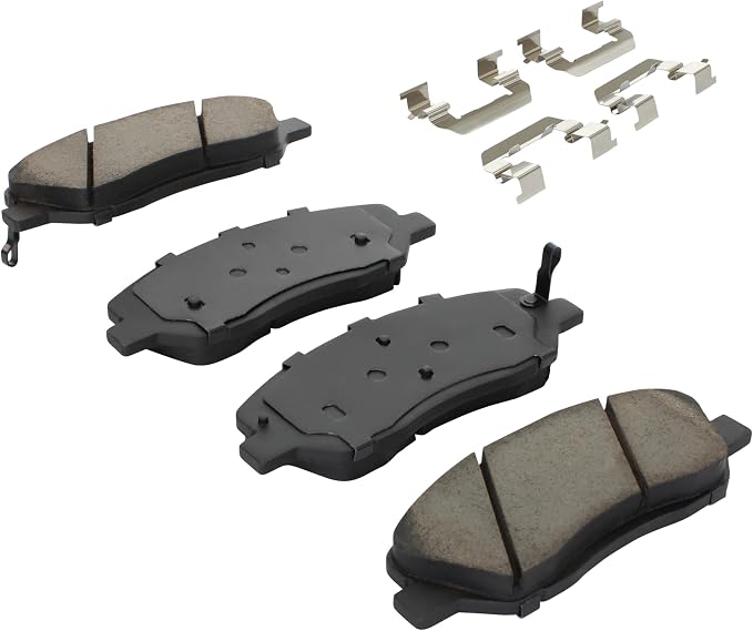 Premium Semi-Metallic Front Brake Pads Compatible - Image 2