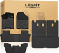LASFIT Floor Mats & Trunk Mat for Honda Pilot 2016-2022, All Weather TPE Custom by LASFIT