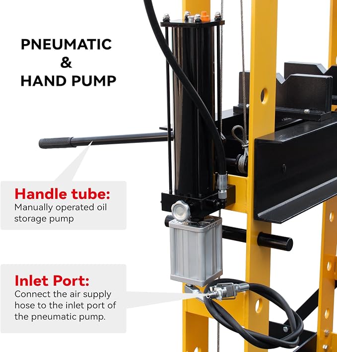 50T Hydralic Shop Press H-Frame Garage/Shop Floor Press - Image 3