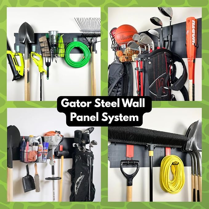 GATOR MAGNETICS Wall Panel Storage & Organization System Kit- Includes 3 Wall - Image 6