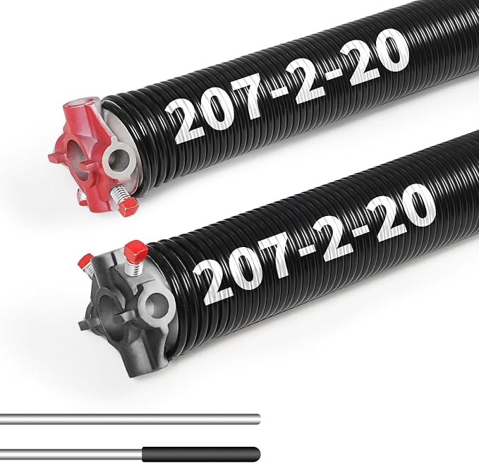 Pair of 2"Garage Door Torsion Springs Set by Jecoupoon