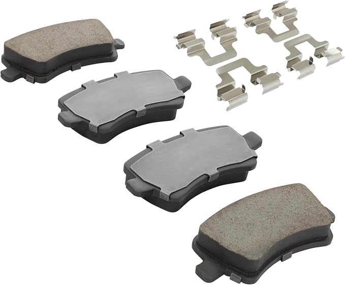 Premium Ceramic Rear Brake Pads Compatible - Image 2