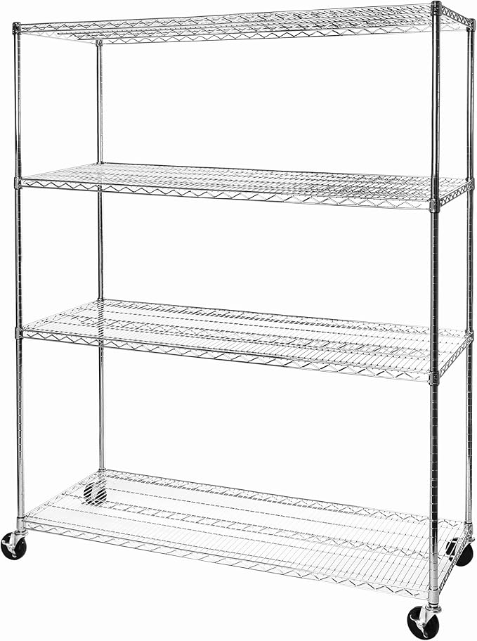 Seville Classics UltraDurable Heavy Duty NSF Solid Steel Wire Rack Storage Unit by SevilleClassics