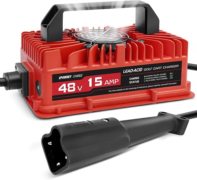 15 Amp 48 Volt Golf Cart Battery Charger by EPOWREY