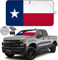 Autoamerics 1-Piece Windshield Sun Shade American Texas Flag USA Patriotic by AutoamericsUS
