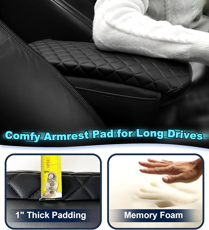 Armrest Cover for Ford Bronco Sport 2021-2025 Center Console Pad - Image 3