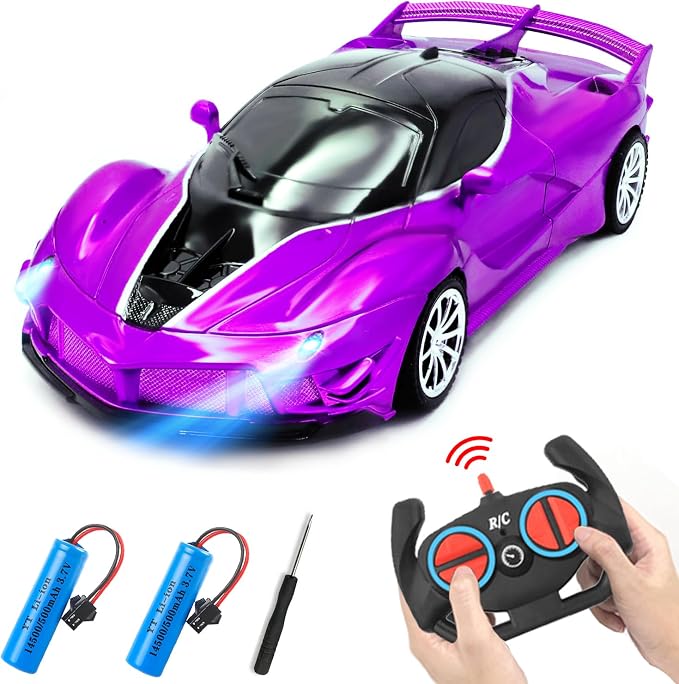 Remote Control Car for Girl, 2.4GHz 4WD Electric RC Cars Toy Racing by Yomwet
