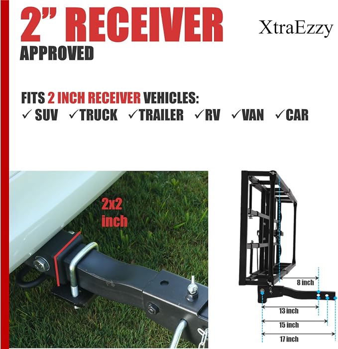 Hitch-Mount Bike Rack for Ebike Heavy-Duty - Image 7