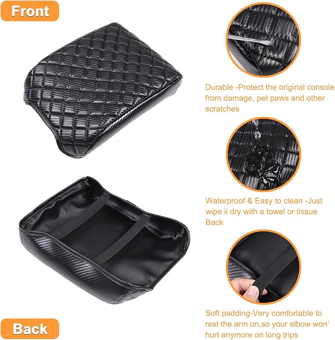 Car Armrest Box Cover Protector Compatible - Image 7