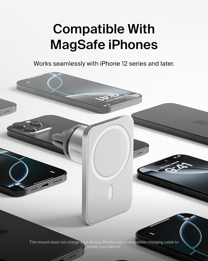 Belkin MagSafe Vent Mount Pro MagSafe iPhone Mount - Image 3