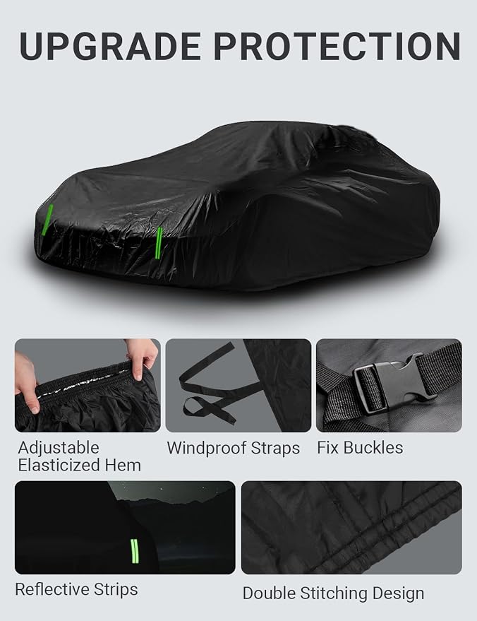 Proadsy 2025 Upgrade Car Cover for Porsche 911 Carrera 1998-2024 2025, - Image 7