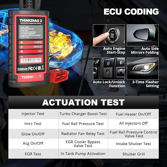 Thinkdiag2 All System Bidirectional Control OBD2 Diagnostic Scanner - Image 3