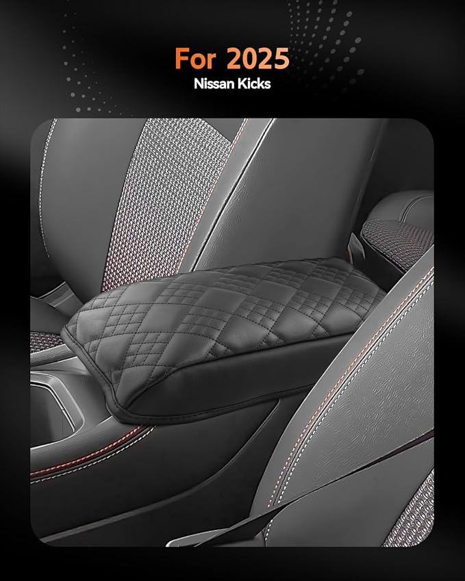 CDEFG for 2025 2026 Nissan Kicks Center Console Cover Armrest Box Cover for - Image 2