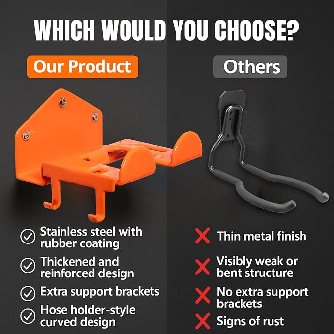 Weed Eater Hanger with Extra Hook - Image 6