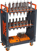 Mobile CNC Tool Storage Cart, CNC Tool Holder Utility Carts by LYREIGNCNCME