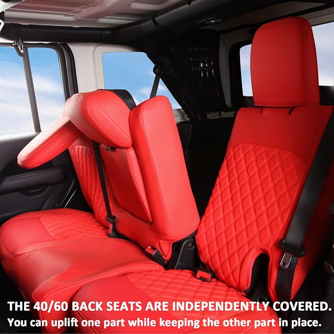 GIANT PANDA Customized Full Set Car Seat Covers - Image 8