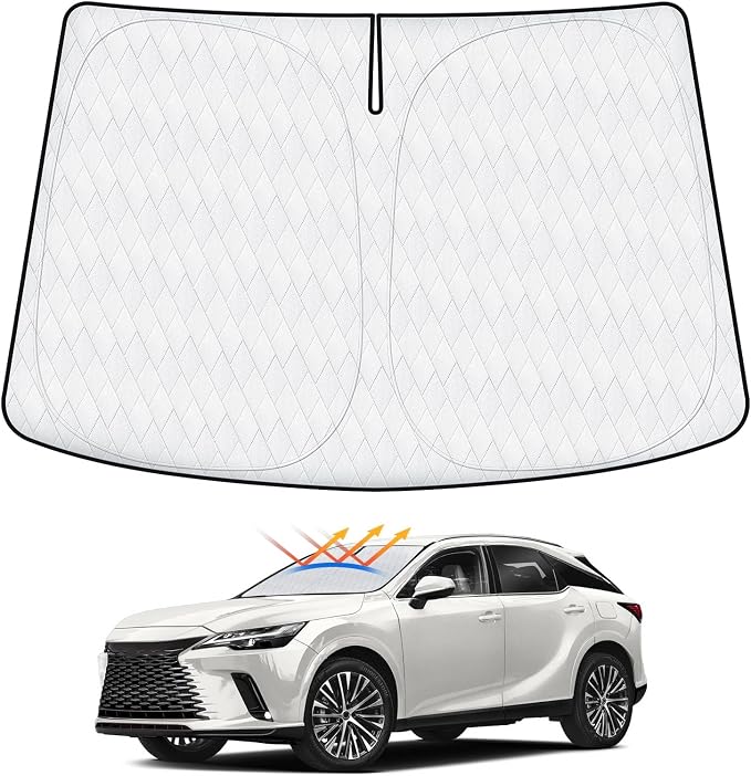 Thickened Windshield Sun Shade for Lexus RX 2023 2024 2025, Foldable Front by cartist