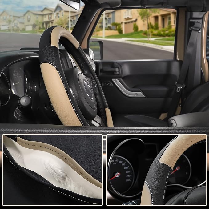 SEG Direct Car Steering Wheel Cover - Image 3