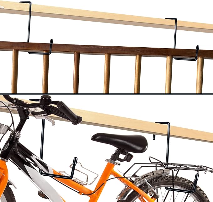 Large Vinyl Coated Heavy Duty Garage Storage Utility Hanging Hooks - Image 6