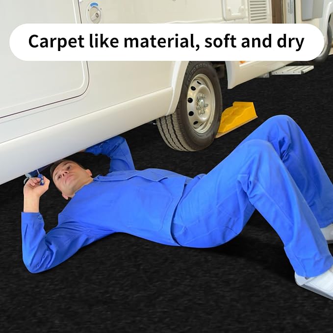 36 * 60IN Oil Spill Mat, Garage Floor Mat, Premium Absorbent Oil Pad, Waterproof - Image 2