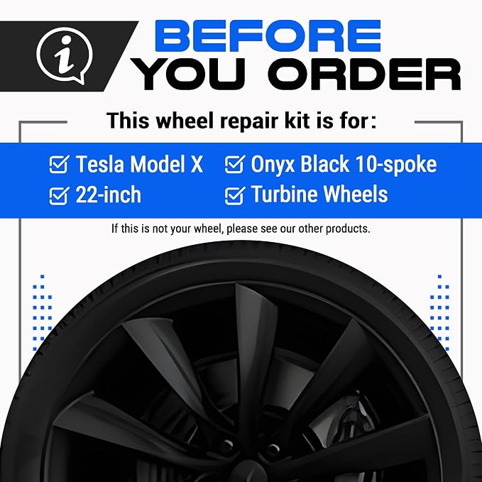 Premium Tesla Wheel Curb Rash Repair Kit - Image 2