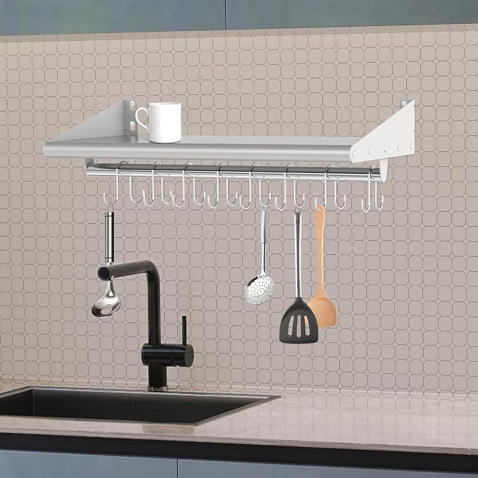 Skyflame Stainless Steel Floating Shelving - Image 2