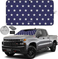 Autoamerics 1-Piece Windshield Sun Shade American Stars Flag USA Patriotic by AutoamericsUS