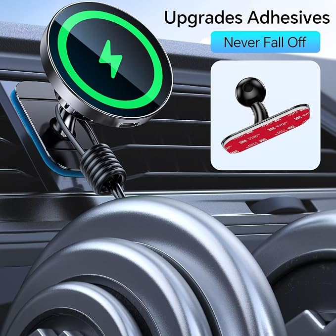 Kaistyle for MagSafe Car Mount Charger【Stronger Magnets】 iPhone Magnetic - Image 5