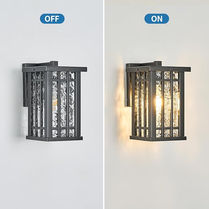 Outdoor Wall Light E26 Base Metal Frame - Image 4