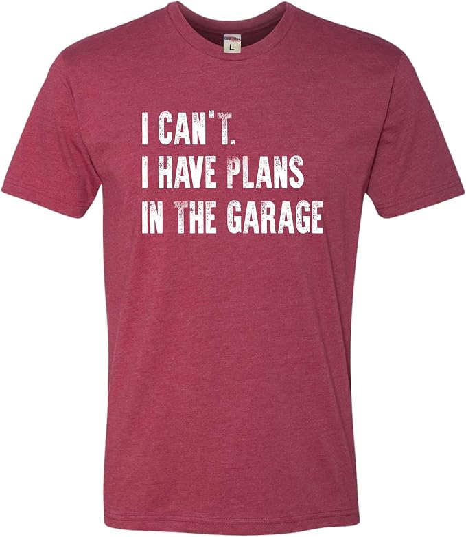 Go All Out Adult I Can't I Have Plans in The Garage Funny Dad Gift Deluxe Soft - Image 2